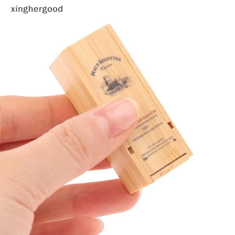 Xinghergood 1 Conjunto De Casa De Bonecas Em Miniatura Simulação Caixa De Vinho Tinto Modelo Acessórios De Comida Para D