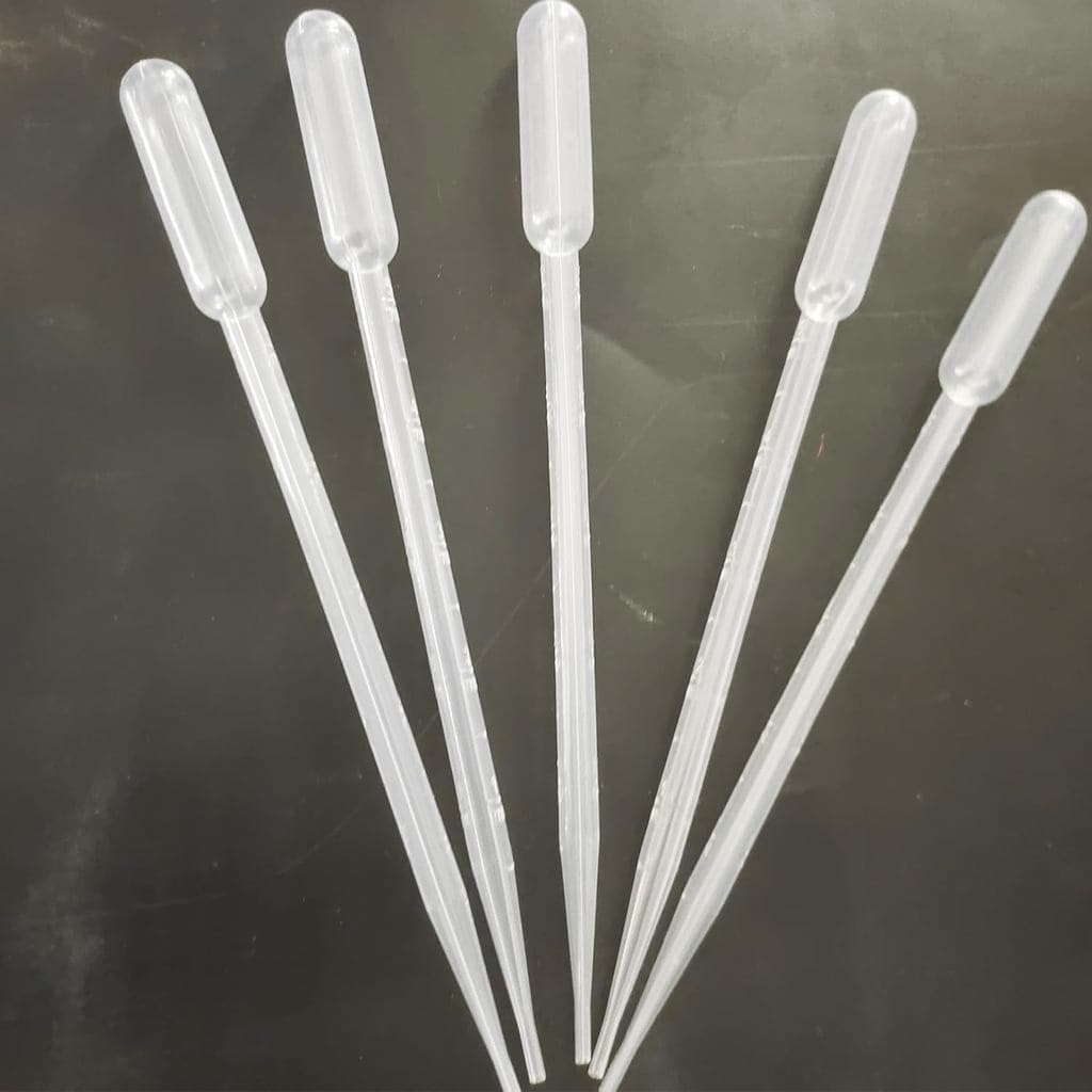 Pacote com 5 Pipetas de Teste para Aquário de 5ml, Alimentador de Ovos de Camarão de Água Doce, Mini Aquário, Pipetas pa