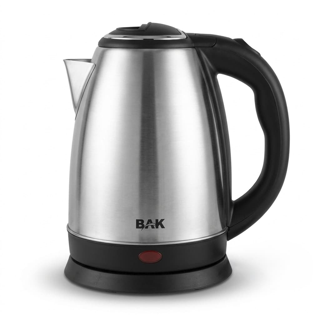 Chaleira Elétrica 220V Inox 1,8L Água Quente Rápida Para Café Chá Cozinha Escritório 1500W Base