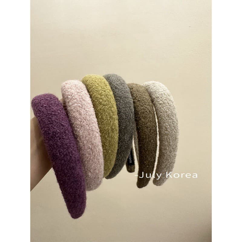[Estoque pronto] High-End Feel Sponge High Skull Face Wash Hairpin Outono Inverno Novo Estilo Elegante All-Match Girl Fe