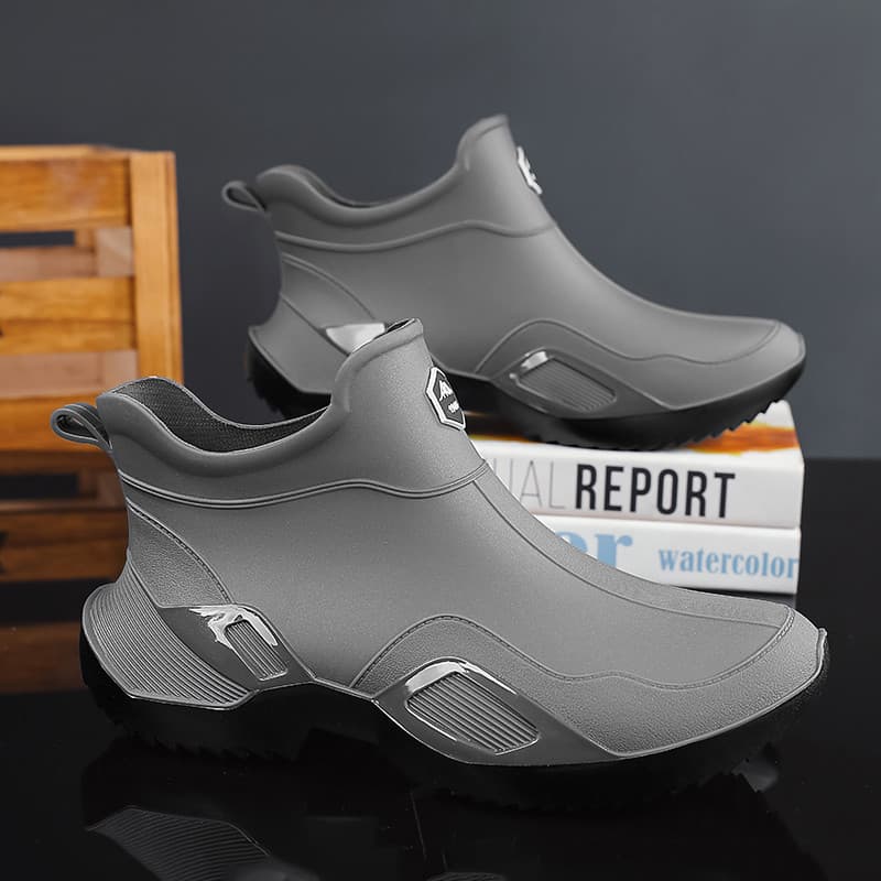 Botas de chuva estilo masculino 2026 novo estilo botas de chuva à prova dwaterproof água sapatos Anti-deslizamento pesca