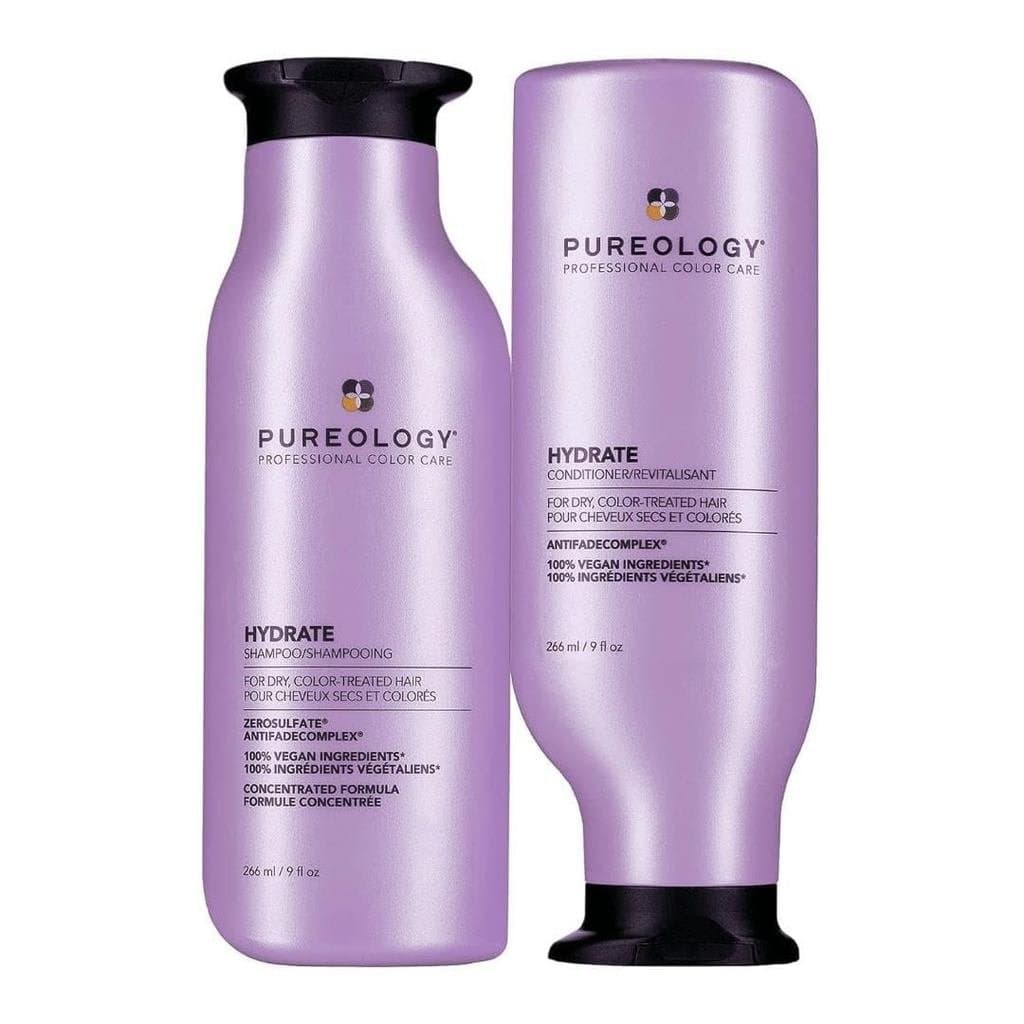Pureology Hydrate Conjunto de Shampoo e Condicionador Hidratante - Para Cabelos Médios a Grossos, Secos e Tingidos, Hidr