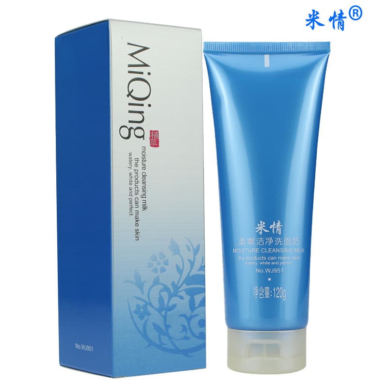 MiQing Limpeza Suave Limpador Facial Limpeza Profunda MiQing Hidratante Sujia Aihua Contador Produto Genuíno