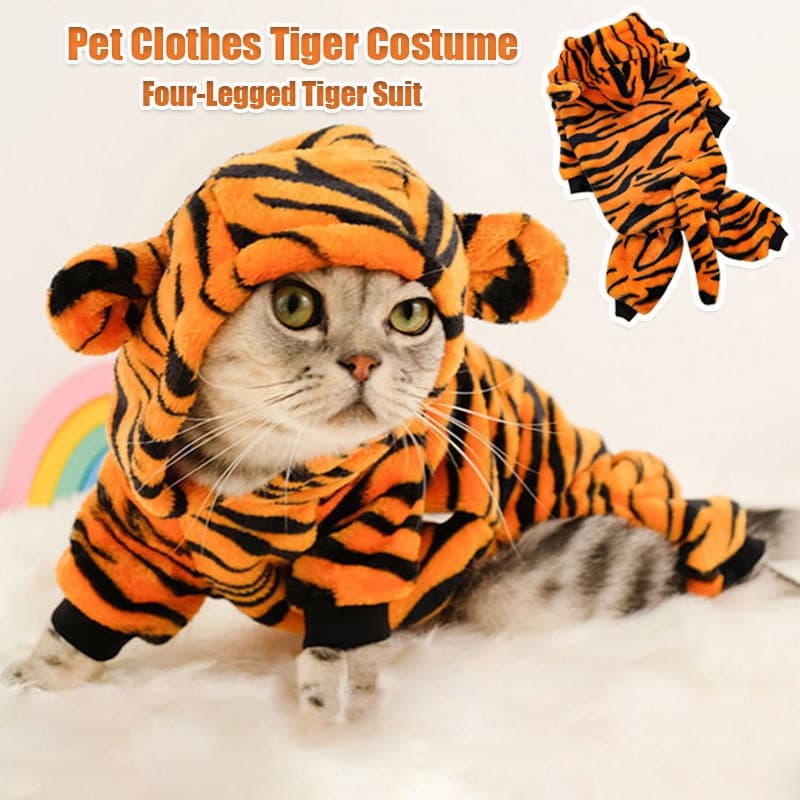 Roupa Para Gato Roupas De Transformação De Tigre De Estimação Roupas Para Cachorro Pequeno E Médio Roupa Para Pet