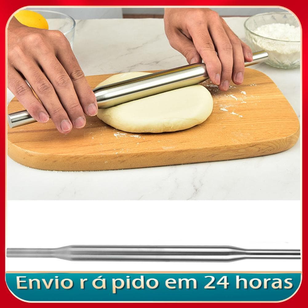 nicegadget-BR Mingzhe Rolo de massa pequeno de aço inoxidável para cozinha doméstica Máquina de pão de macarrão