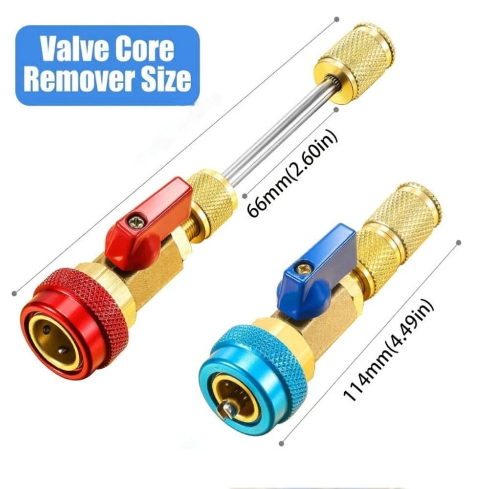 Ferramenta para Remoção de Núcleo de Válvula, Removedor Rápido, Design Ergonômico, Substituição para Alta e Baixa Pressã
