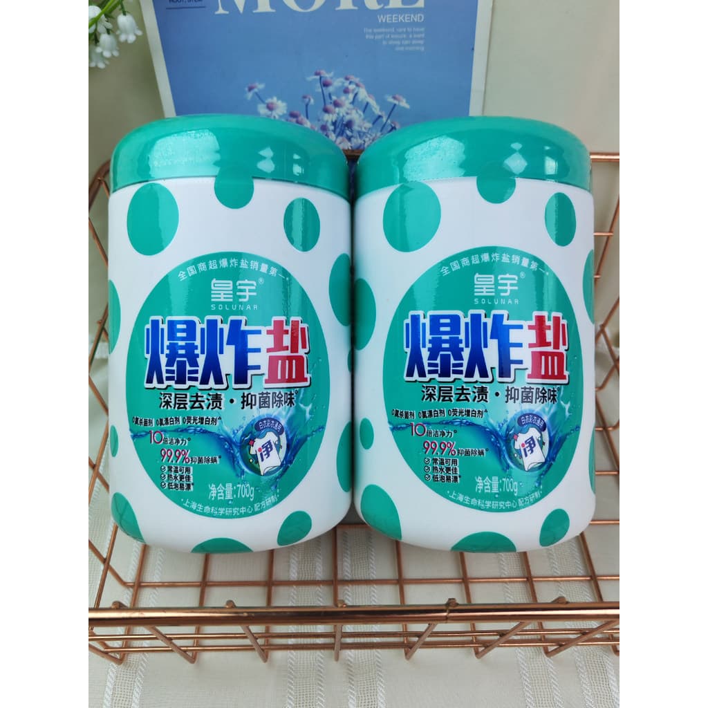 Huangyu explosão sal lavanderia remover manchas forte remover amarelo clareamento roupas branqueamento ferramenta útil b
