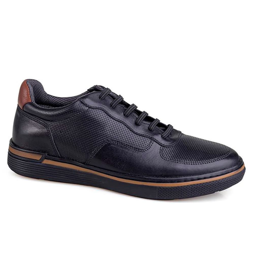 Tênis Masculino Casual Rafarillo Nivus Alth Em Couro Aumenta 7cm Altura Você Mais Alto Adulto Conforto Original 91053