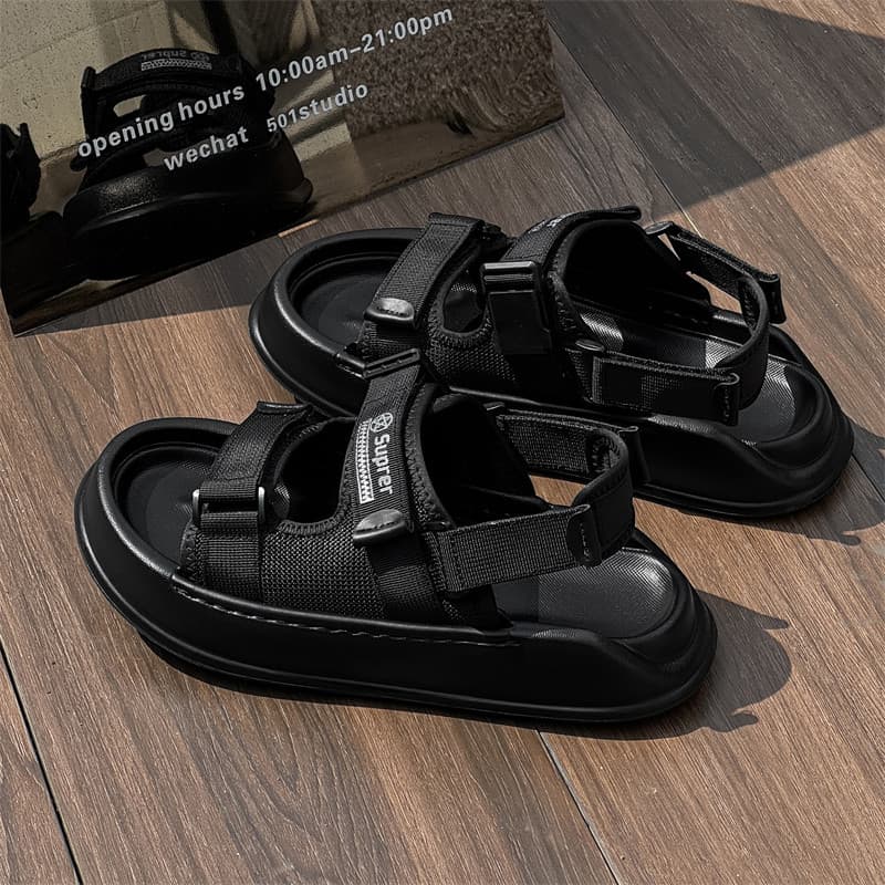 Sandálias respiráveis de alta qualidade sapatos de condução masculinos casuais ao ar livre Wear All-Match Wading sapatos
