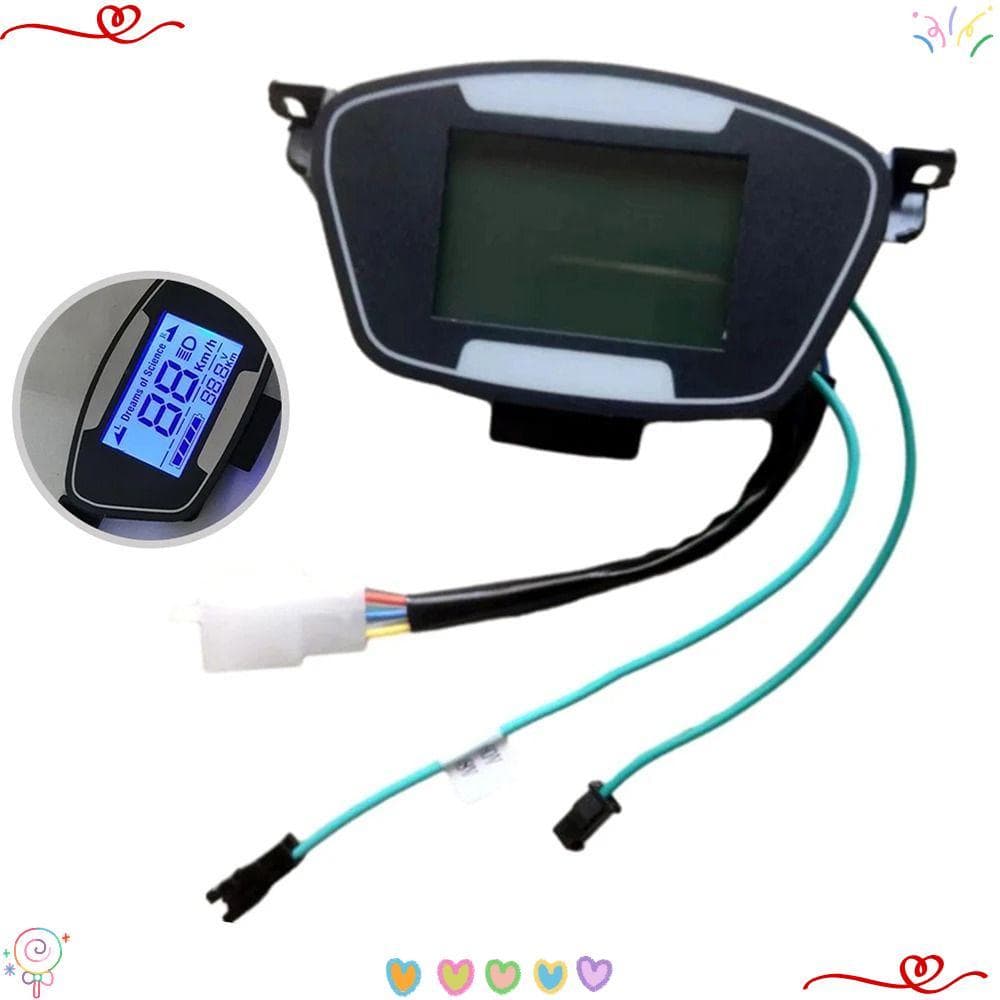 1Pcs Tela Do Medidor De Velocidade Motor , 48-72V Com Display LCD De Scooter Ebike , Para Bicicleta Elétrica E-Bik