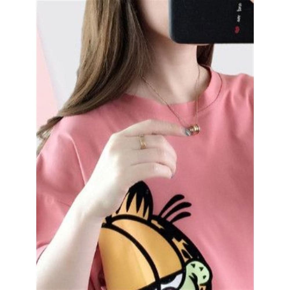 100% algodão verão camiseta de manga curta feminino novo estilo versão coreana estudante Plus Size 100kg solto roupas su