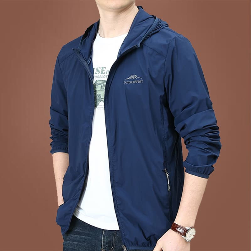 2026 ao ar livre novo estilo roupas masculinas protetor solar roupas jaqueta masculina verão Ultra-fino respirável roupa