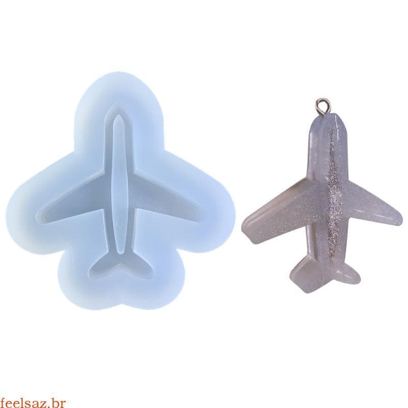 feelsaz Moldes Silicone, Pequenos Aviões, Ornamento, Chaveiro, Pingente