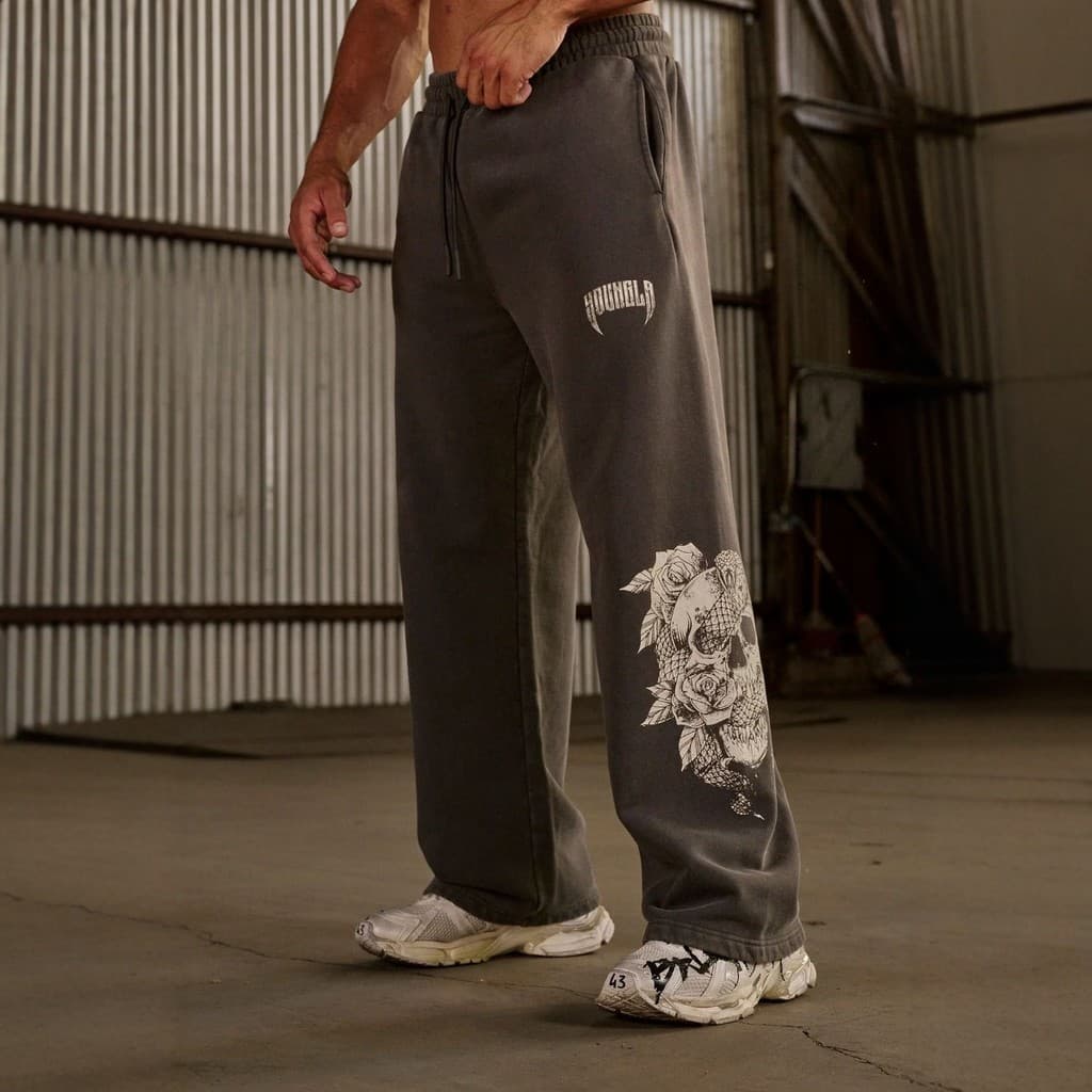 You youngla americano street Wear High street moletom masculino Jogging ginásio esportes Fitness perna larga Casual calç