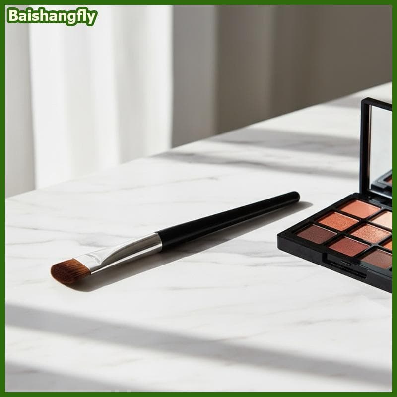 baishangfly Pincel De Sobrancelha Multiuso Com Ponta Dupla , Design Angular Para Forro Perfeito , Enchimento E Ocultação