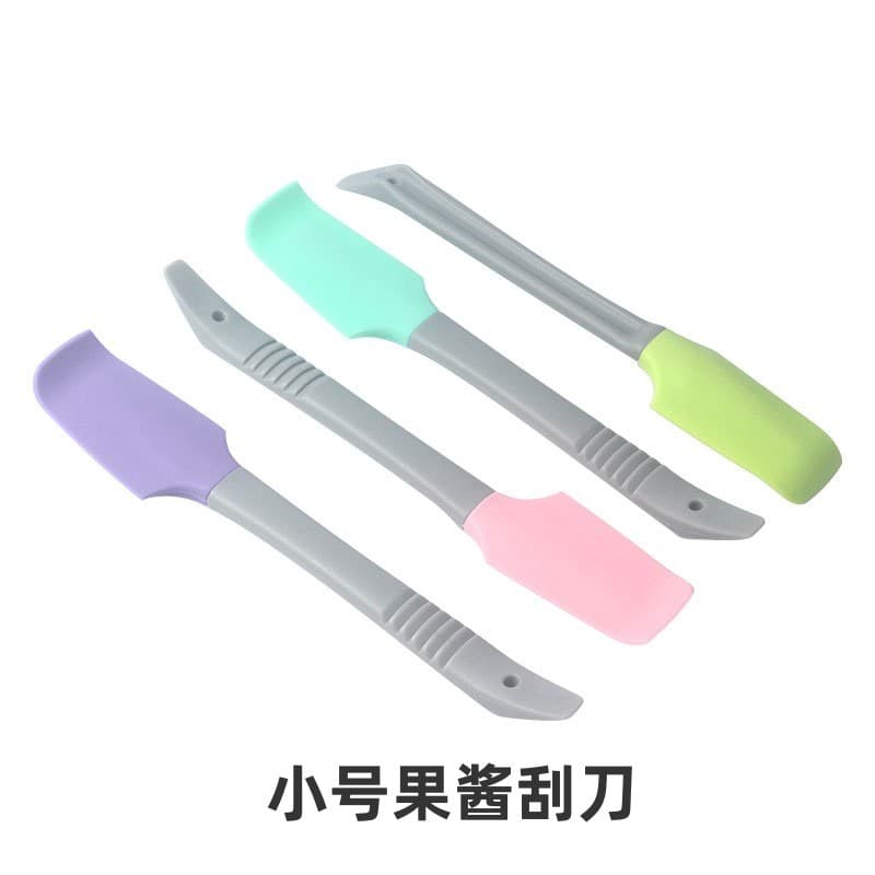 Espátula de Silicone de tamanho pequeno, alta temperatura, cozimento, bolo, creme, geléia, espátula pequena enlatada, es