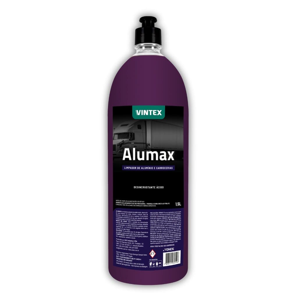 Desincrustante Ácido Limpador De Alumínio Alumax 1,5L Vintex