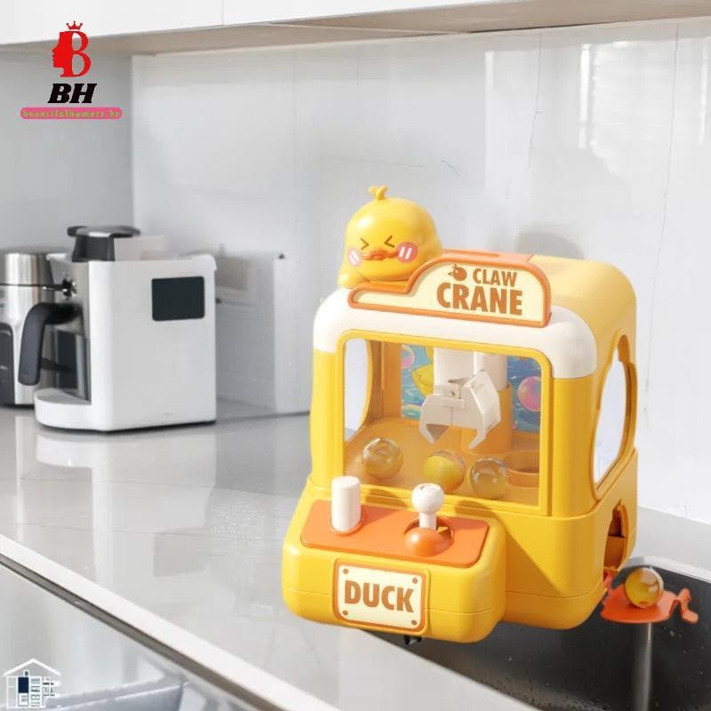 BH-Toy 1 Conjunto Du Cartoon Grab Ball Game Para Crianças Mini Máquina De Garra Brinquedo Divertido Guindaste De Doces C