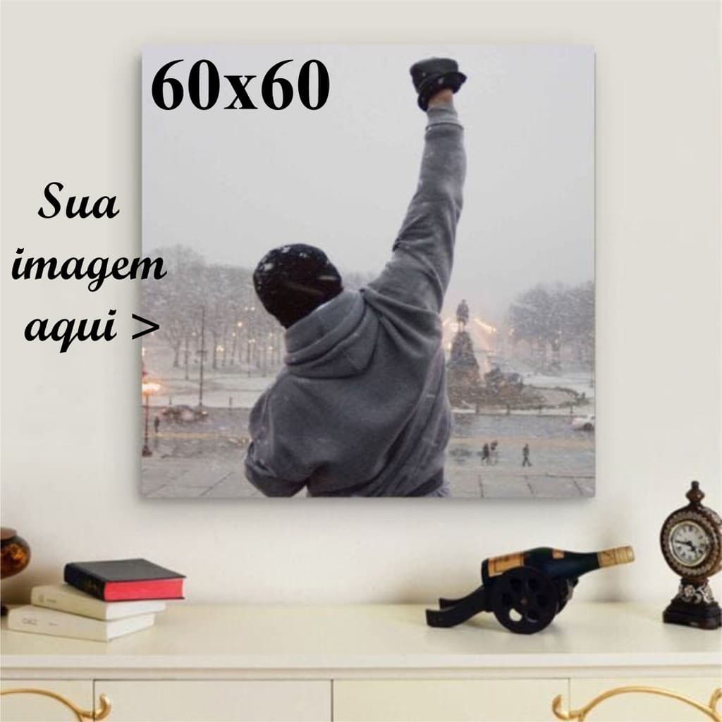 Placa Quadro Decorativo MDF 60x60 Personalizado Com sua Foto/Imagem Familia Casal Oração Frases