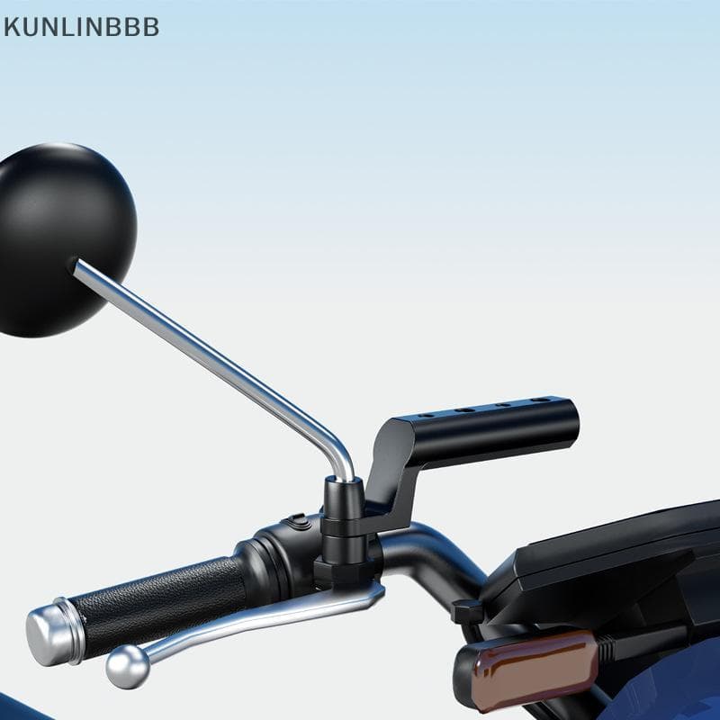 KUNLINBBB Universal Motocicleta Espelho Retrovisor Montar Barra Curta Braet Se Encaixa Fábrica Buraco Para Scooter E-Bik