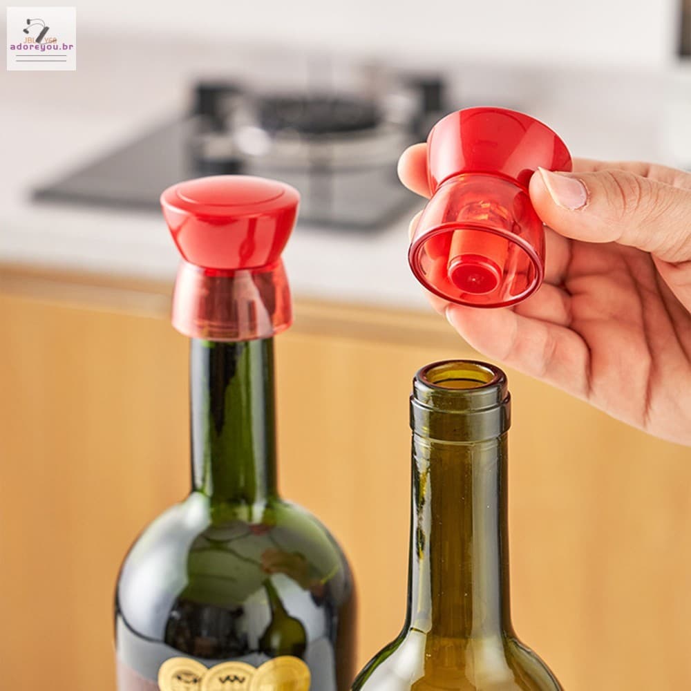 Selador À Prova De Vazamento De Rolha De Vinho A Vácuo Rotativo Para Cerveja De Champanhe Tinto