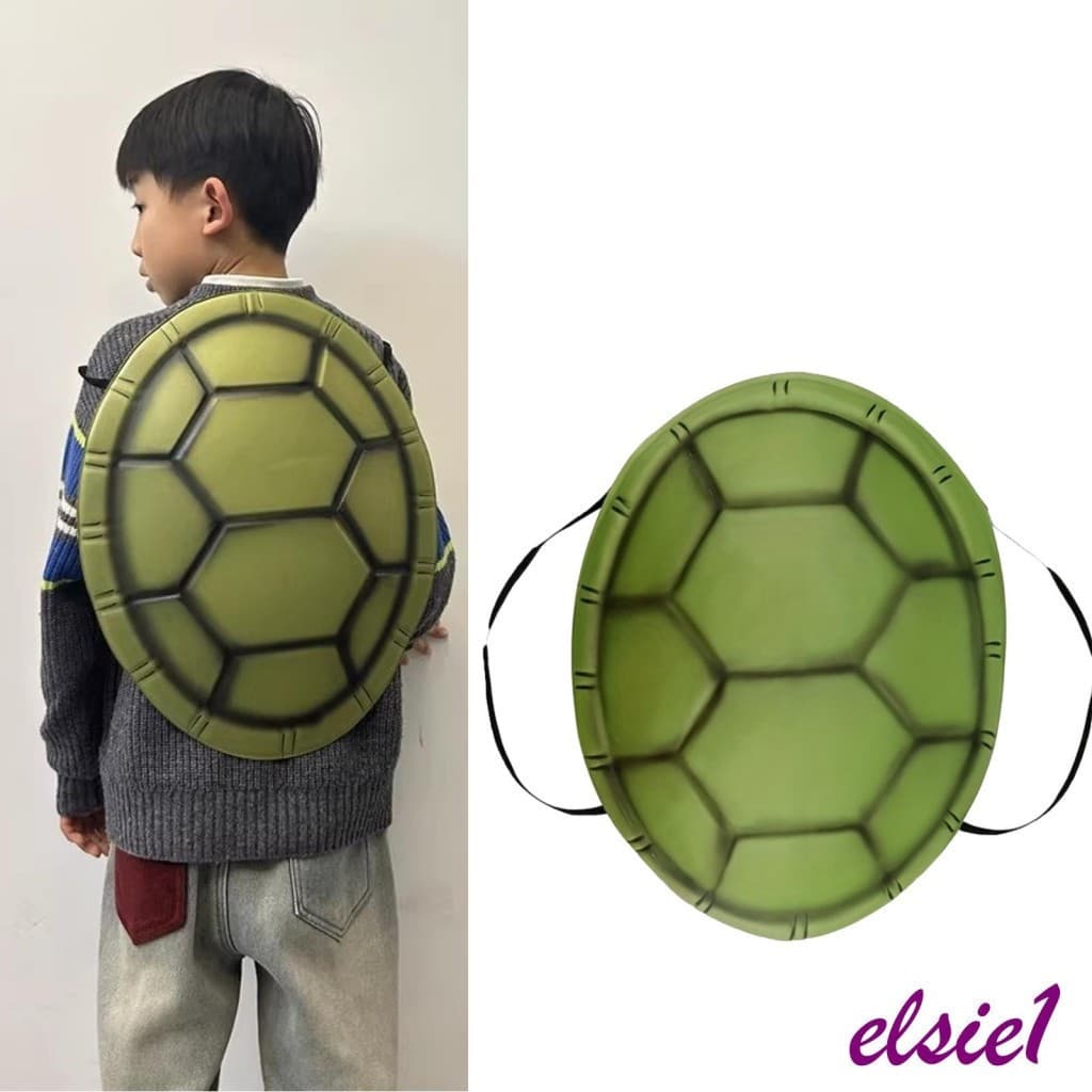 Mochila Realista de Fantasia de Concha de Tartaruga para Adultos e Crianças, Acessório de RPG Animal