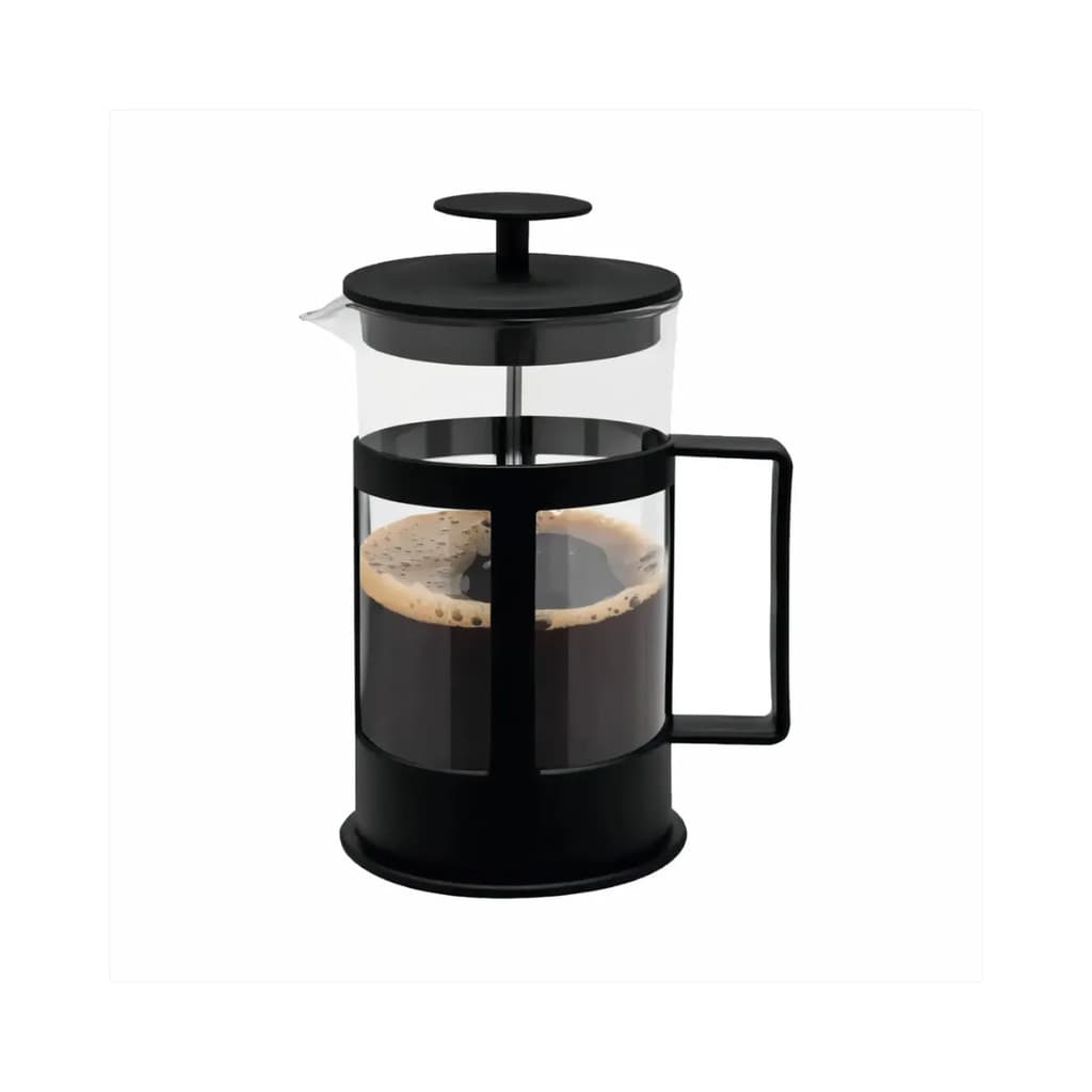 Cafeteira Prensa Francesa 600ml em Vidro e Inox Cafeteira Manual para Café Chá Leite Cremoso
