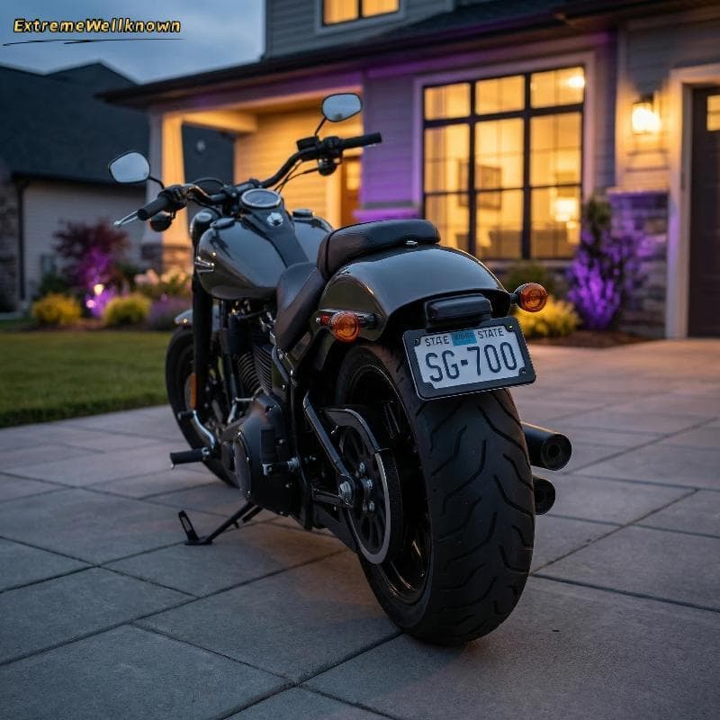 Capa De Placa De Licença De Liga De Alumínio Para Motocicleta , Ajuste Universal , Leve , Antiferrugem , Fácil Instalaçã