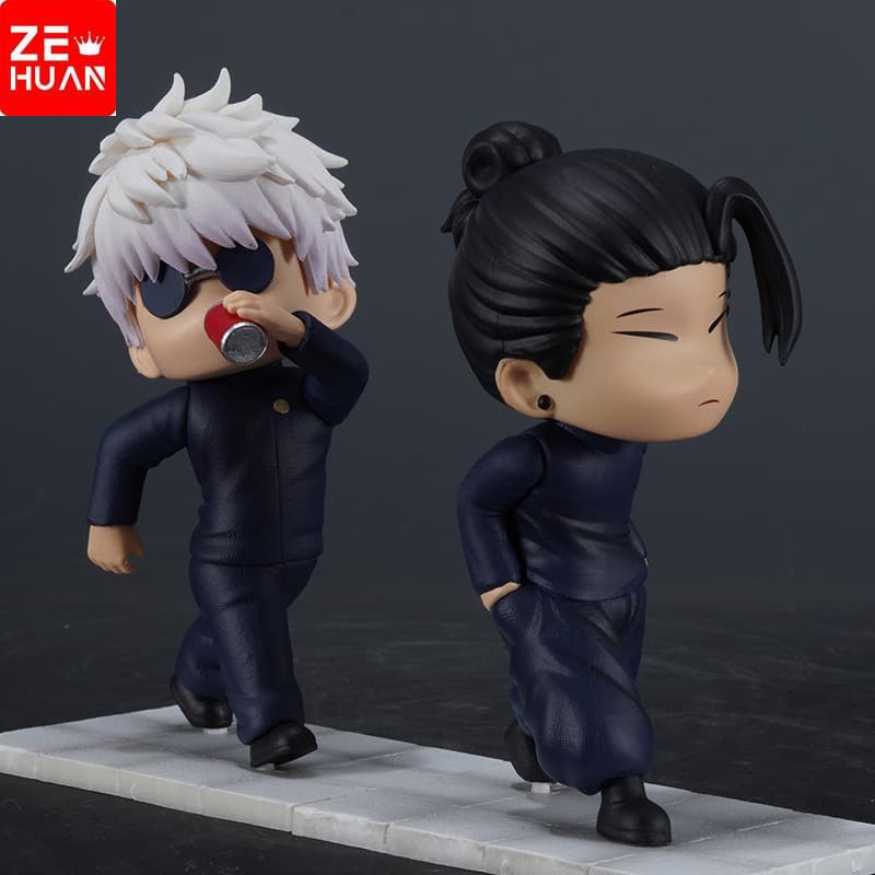 11cm Anime Jujutsu Kaisen Geto Suguru Satoru Gojo Figuras de Ação Pvc Modelo action figure boneco brinquedo Presente