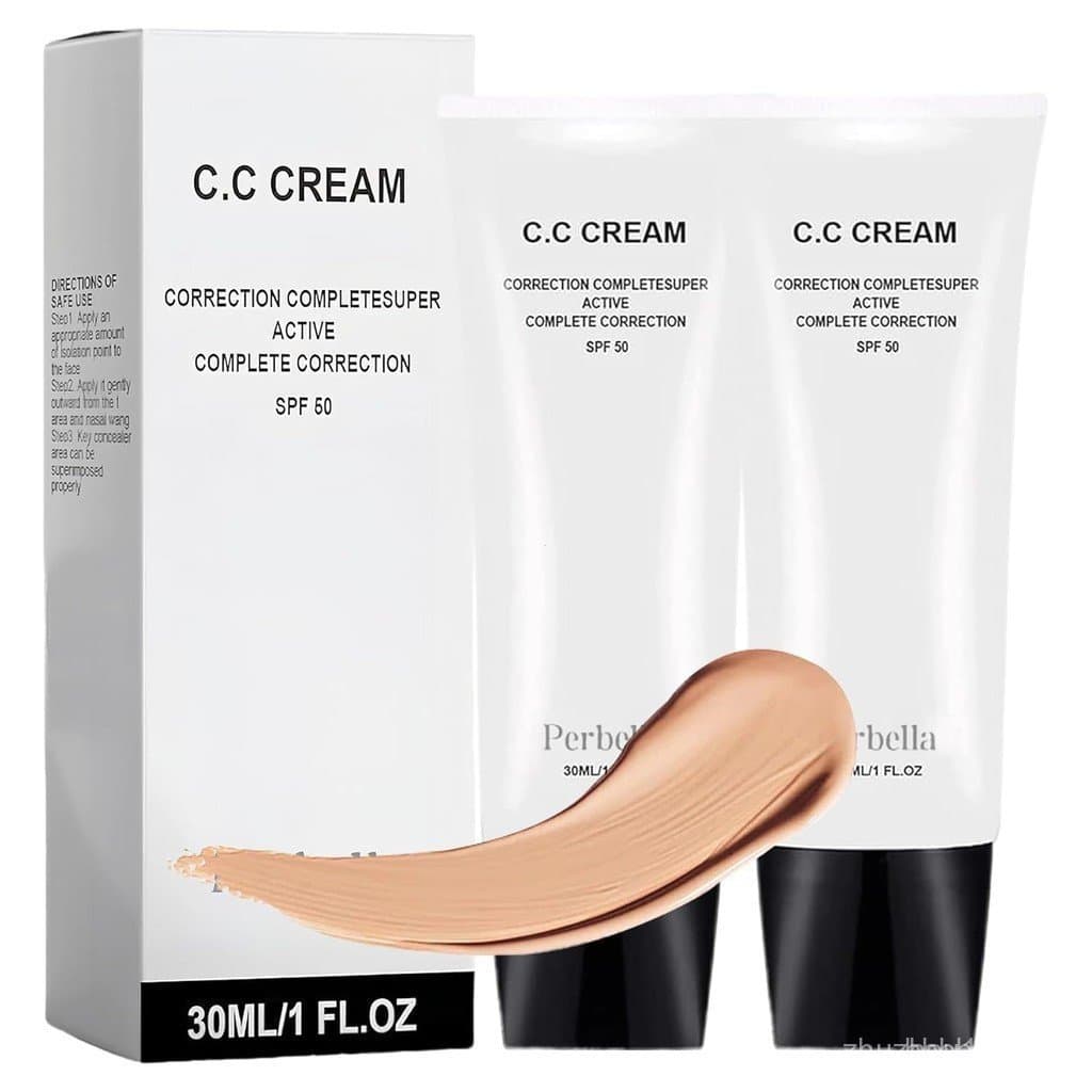 CC cream auto-tonificante adequado para pele madura (cor natural, pacote com 2) 5PXP 6NAN