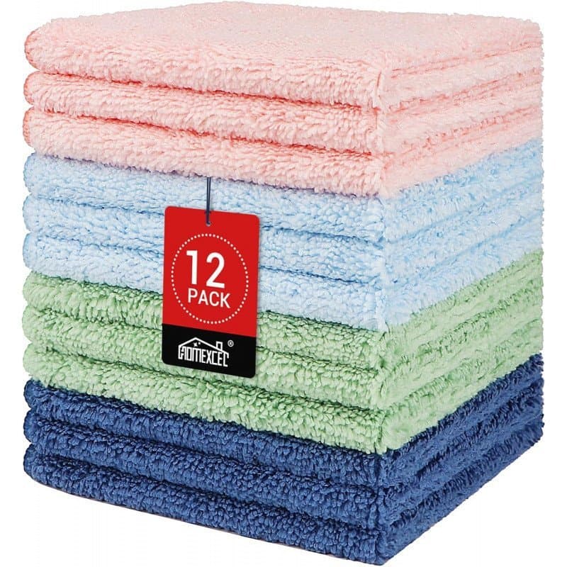 Toalhas de Rosto HOMEXCEL, Toalha de Rosto de Secagem Rápida para Banho, Toalhas Super Absorventes para Corpo e Rosto, P