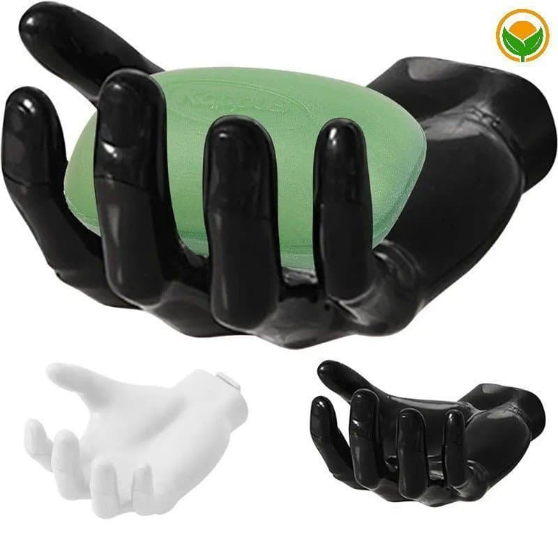 Suporte de Mão Multifuncional Criativo em Forma de Gancho/Suporte de Sabonete Simulado em Resina para Banheiro, Decoraçã