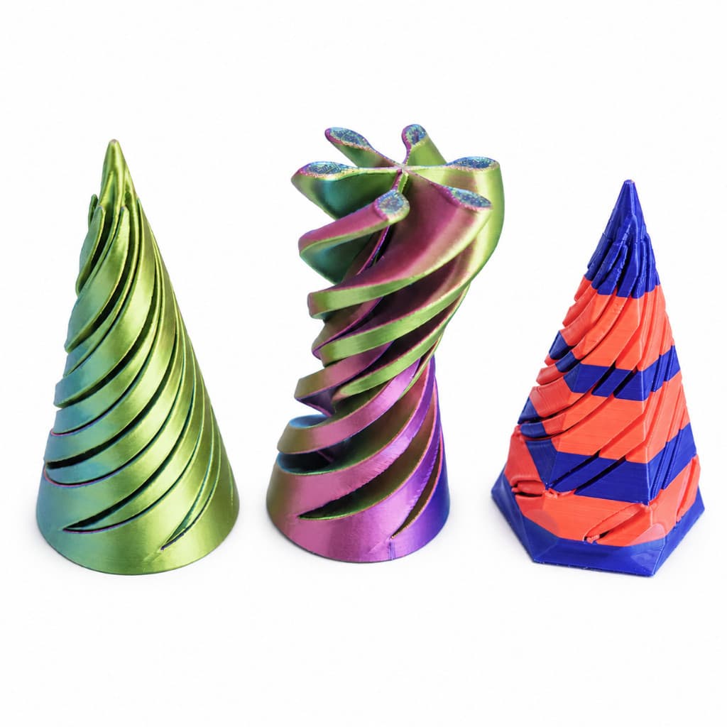 Cone Sensorial Fidget Espiral – Antiestresse / Relaxante / Brinquedo sensorial / Colores Relaxantes