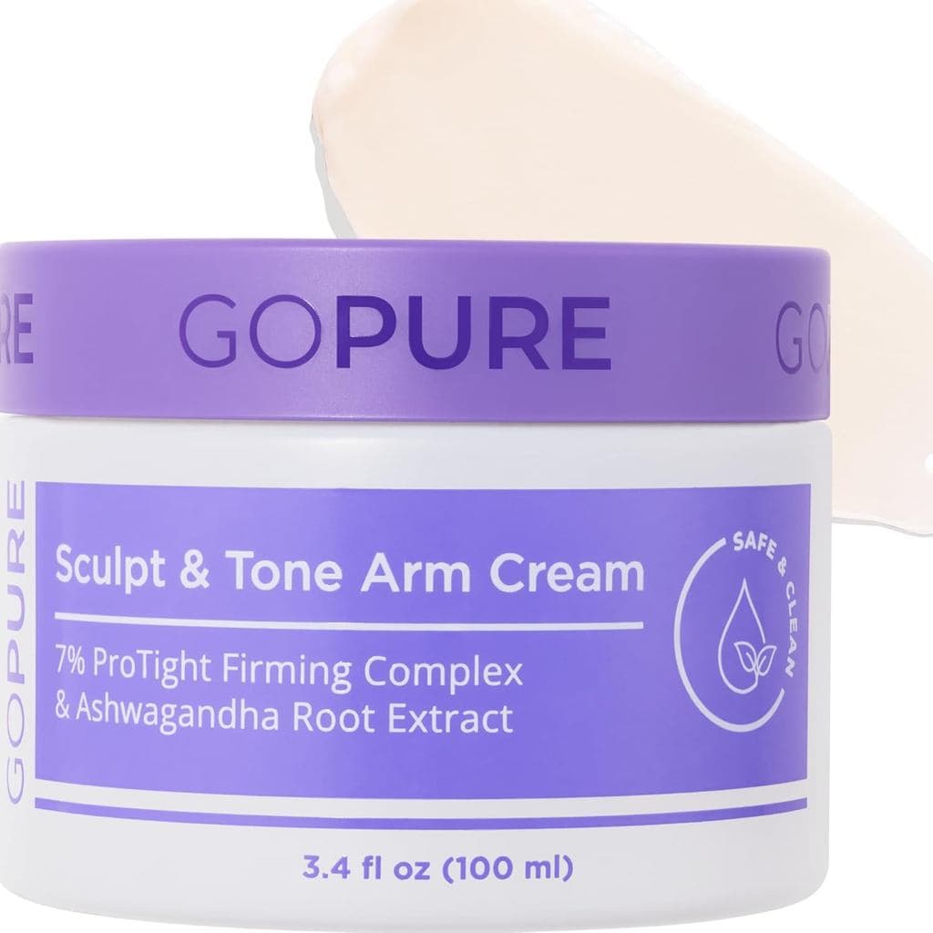 goPure Sculpt & Tone Arm Cream - Creme Firmador e Tensor - Suaviza, Eleva e Modela a Aparência dos Braços - Complexo Pro