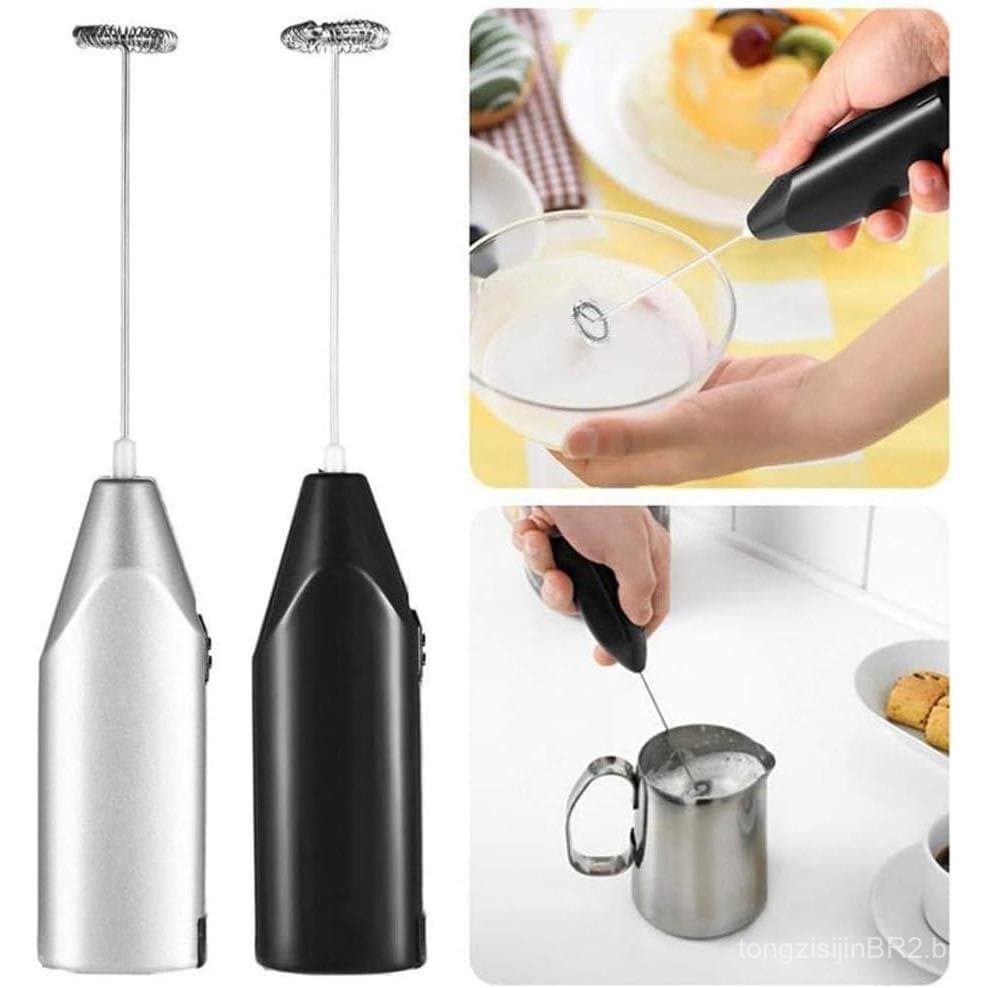Batedor Elétrico para Leite, Café, Ovos, Espumador, Mini Batedor de Latte, Ferramenta Prática de Cozinha (Azul)