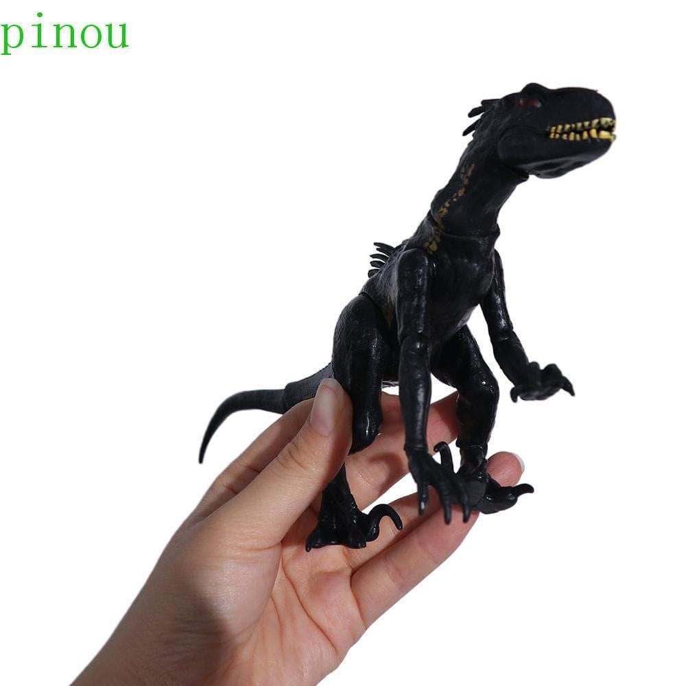 Modelo Animal PINOU Indominus , Estatuetas De Animais De Dinossauro Móveis Com Junta De Plástico , Jurassic World