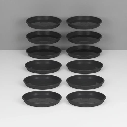 Kit 10 Pratos 14 Cm De Diâmetro Para Vasos E Pote De Plantas