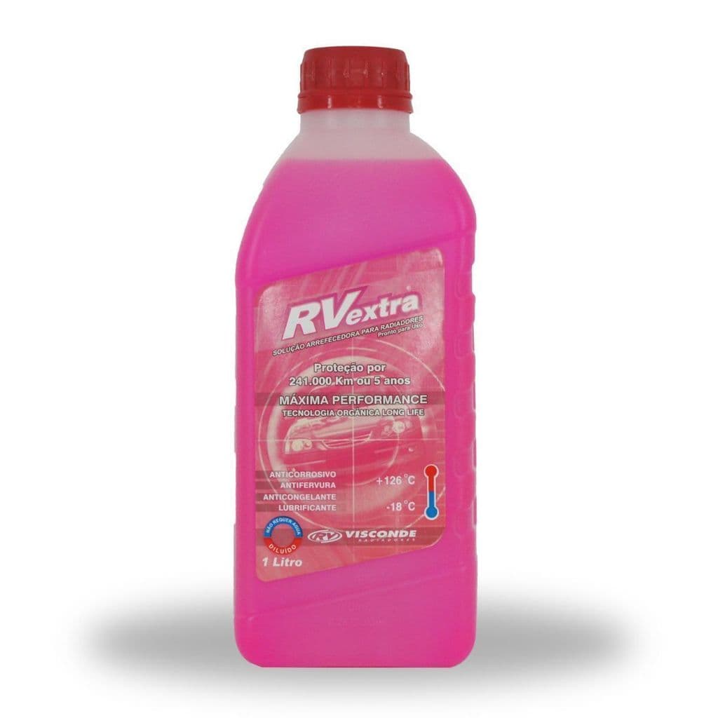 ADITIVO PARA RADIADOR PRONTO P/ USO ROSA 1L VISCONDE RV 61004 CD FILIAL ES