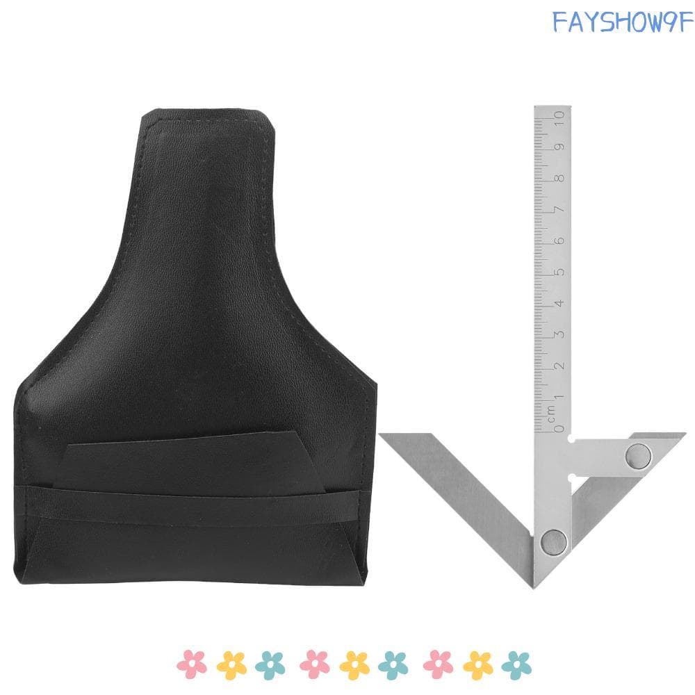 Medidor De Localizador Central FAYSHOW , Régua Medidora De Ângulo Reto De 100 x 70 Mm , Quadrado Para Escriba Carpintari