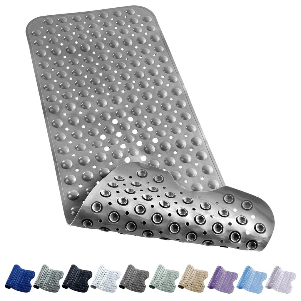 [DealsForYouDays] Luxdécortapete De Banheira Antiderrapante – Extralarge40x16 Polegadas , Tapete De Chuveiro Com Ventosa