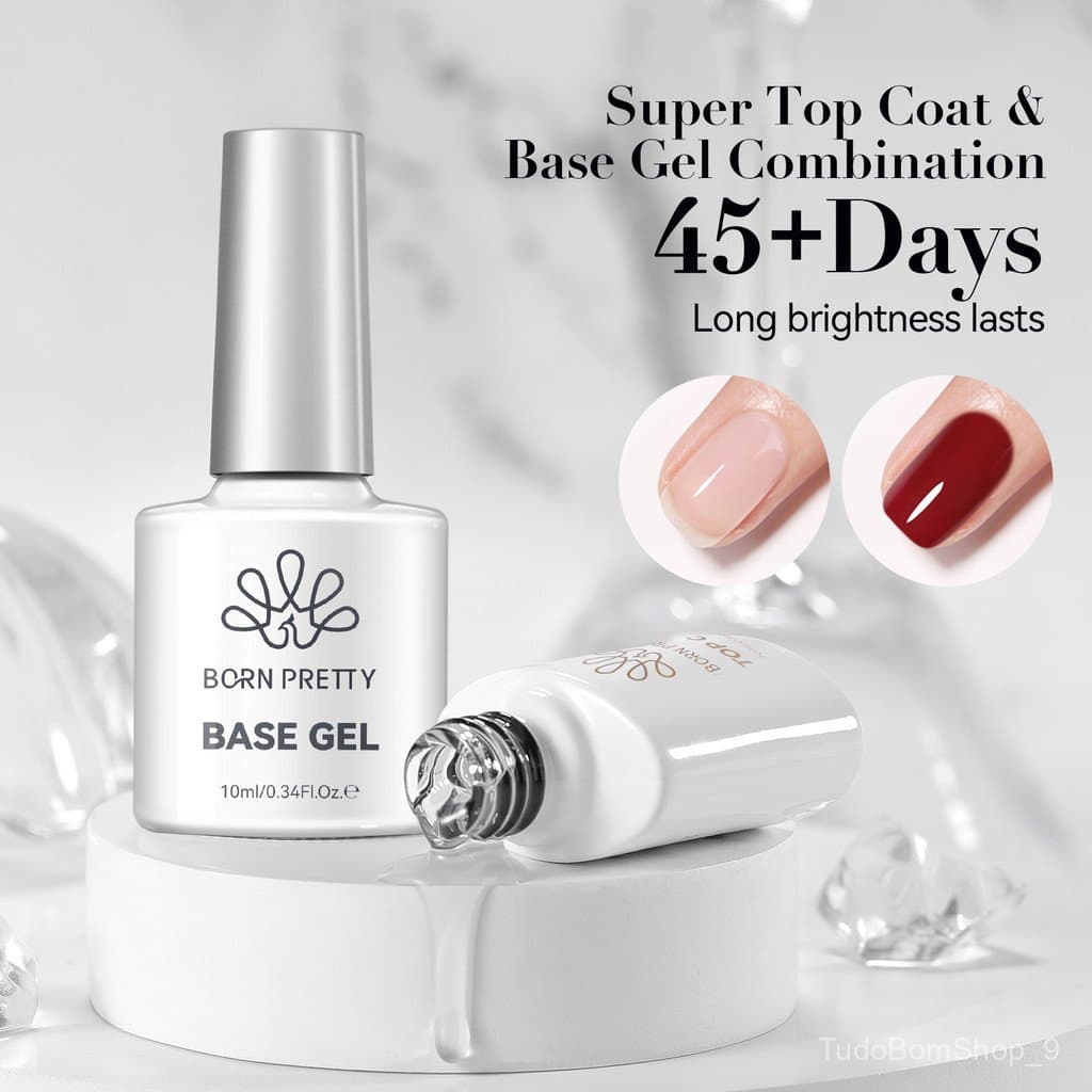 Base reforçada para unhas em gel, nova camada funcional de construção básica, selagem halo, gel bonito em formato de got