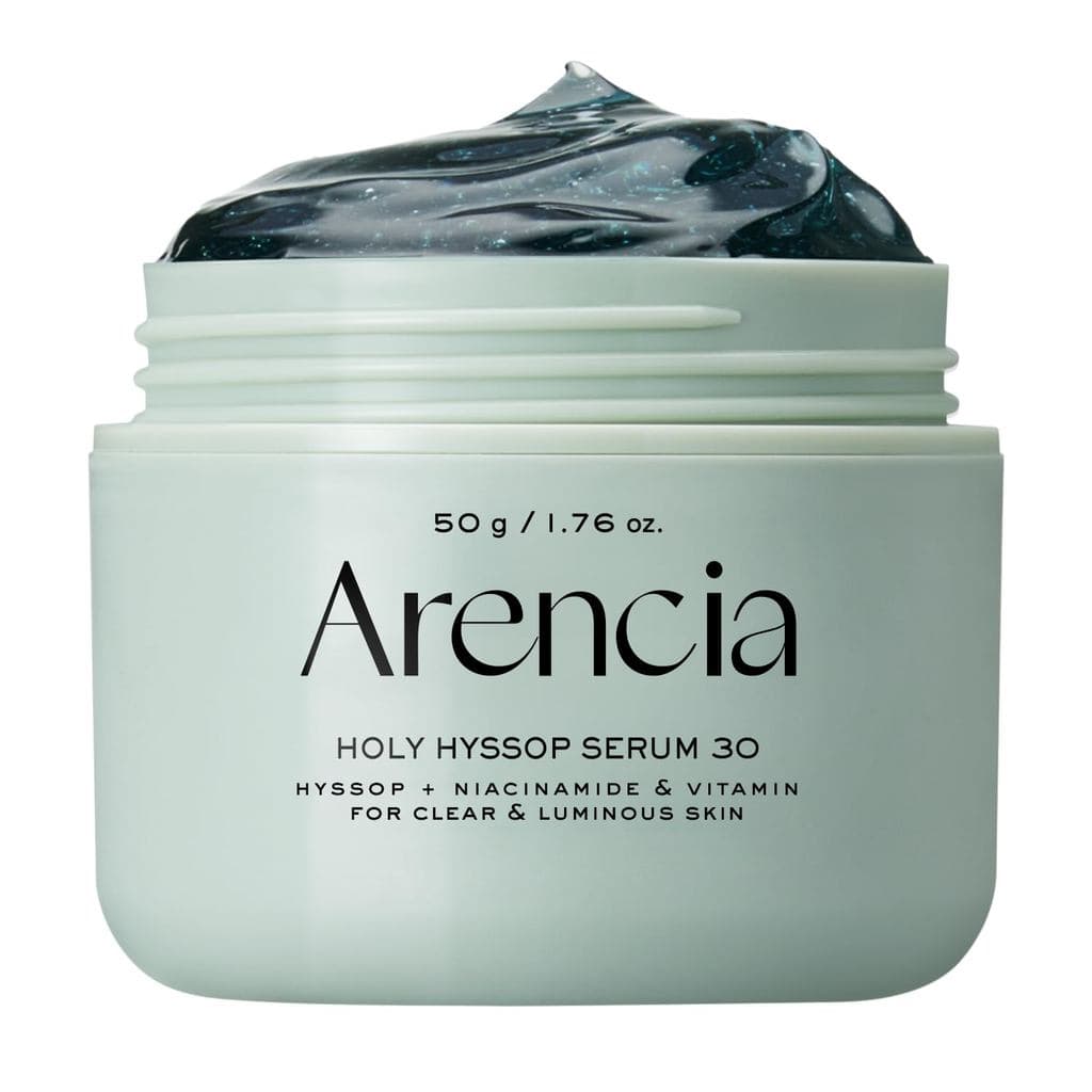 Máscara Facial Noturna com Sérum Arencia Glow Hyssop - sérum hidratante e anti-envelhecimento para uma pele com aparênci