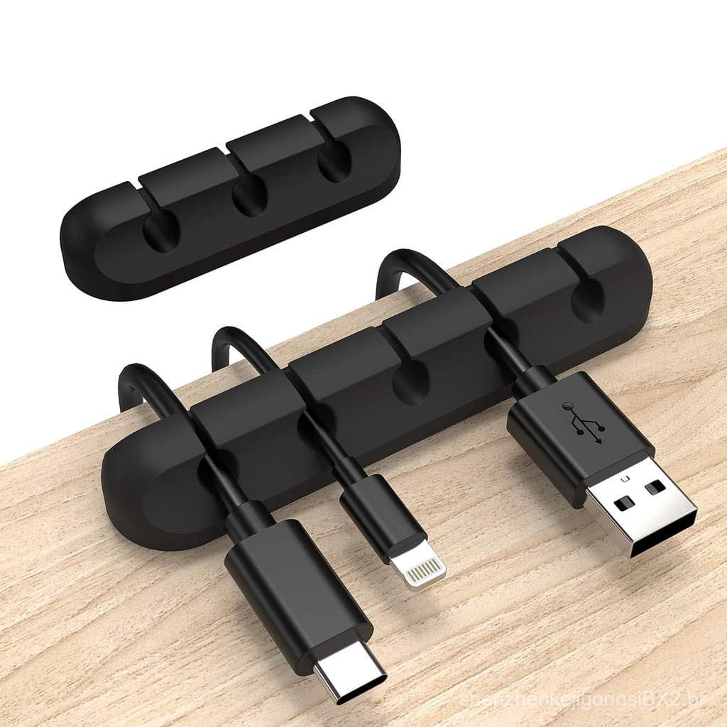 Organizador de Cabos INCHOR, Clipes para Cabos, Suporte para Cabos, Gestão de Cabos USB, Clipes para Fios de Energia, 2