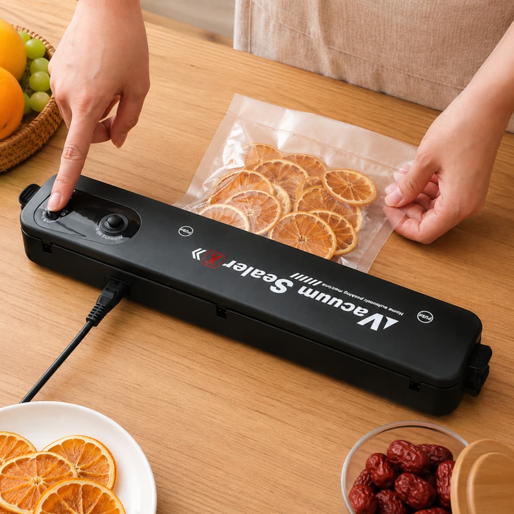 Seladora a Vácuo Doméstica – Bivolt Vedação Hermética | Para Conservar Alimentos