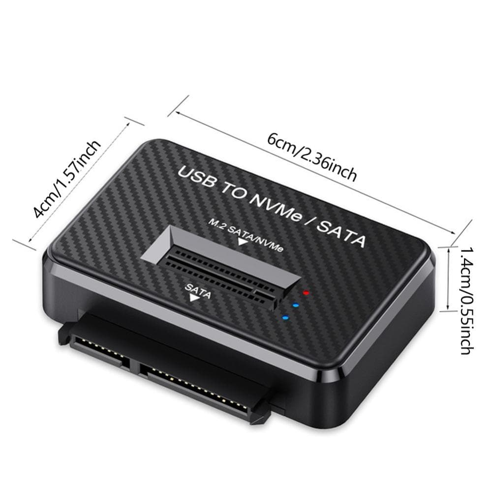 Leitor SSD TIK M . 2 NVMe SATA Protocolo Duplo USB 3.1 Base De Acoplamento Externa De 10 Gbps Suporta 2230 2242 2280 221