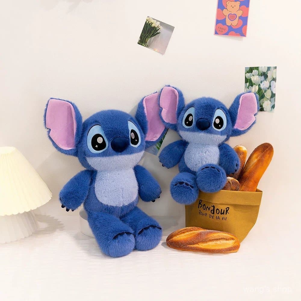 Brinquedo de pelúcia Stitch, presente de aniversário, boneco de olhos grandes, boneco de pelúcia Stitch
