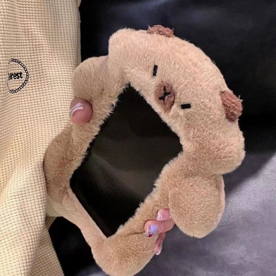 Capa De Celular De Boneca De Pelúcia De Pele Aplicável Ao IPhone