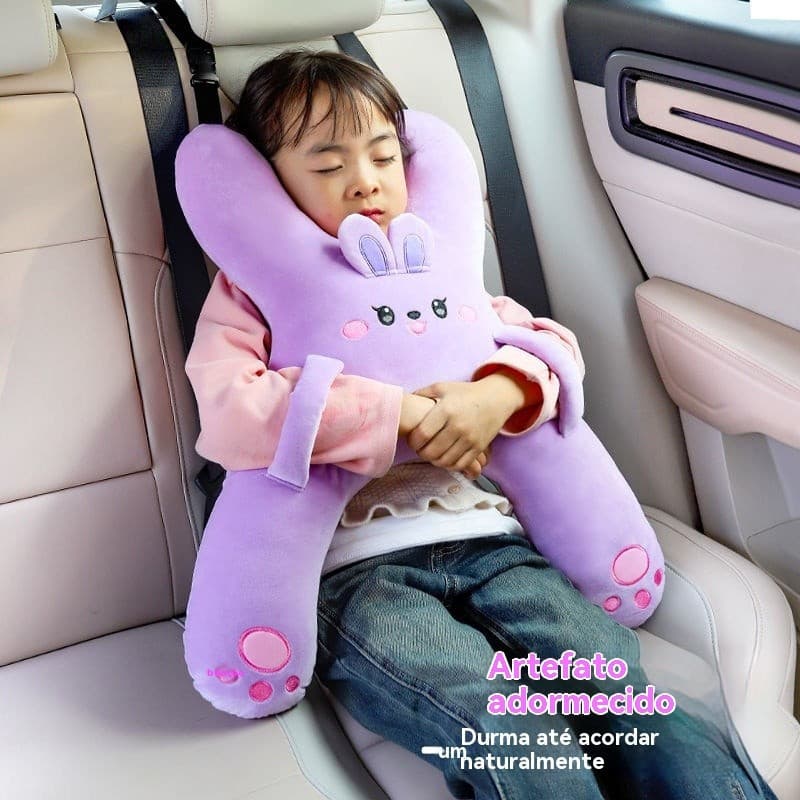 Almofada de Pescoço Infantil para Carro Apoio de Cabeça Bebê Cadeirinha Travesseiro Confortável para Dormir em ViagensGR