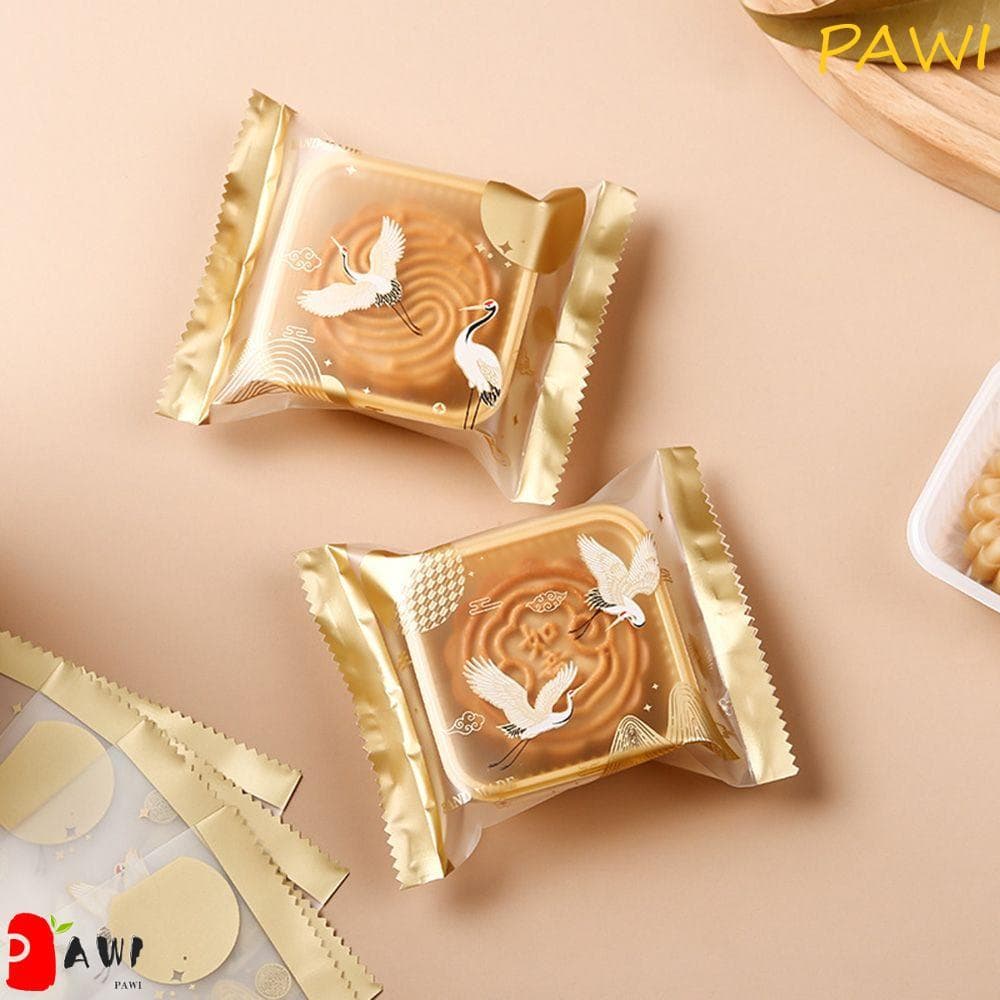 PAWI Lua Bolo Sacos De Vedação Quente Embalagem Artesanal DIY Warpping Suprimentos Guindaste Mooncake Recipiente