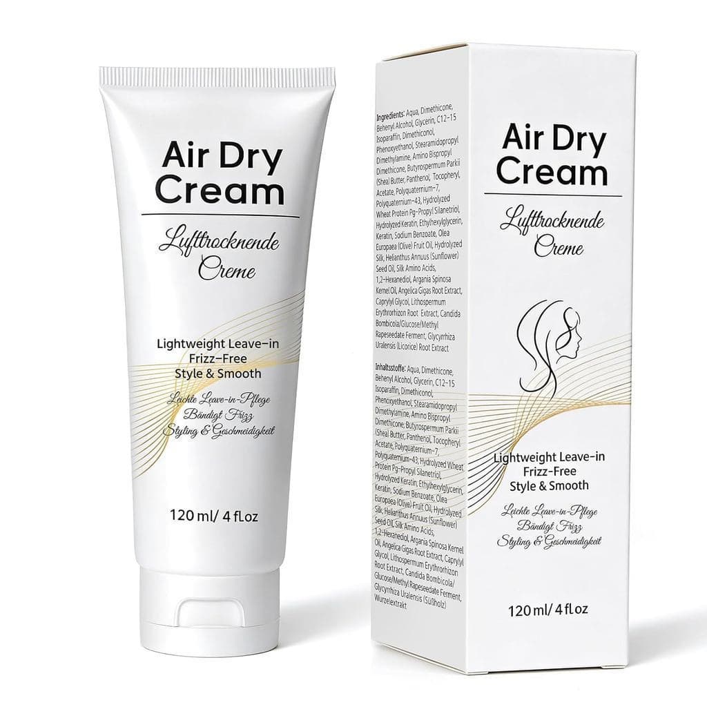 Creme para cabelo de secagem ao ar |     Creme modelador para cabelos cacheados, ondulados e crespos |     Suaviza o fri